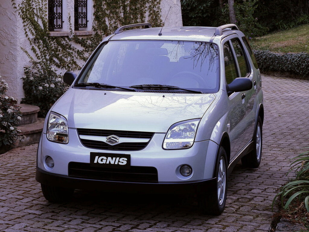 Suzuki Ignis (HX51, HX81, HY81) 1 поколение, рестайлинг, хэтчбек 5 дв. (10.2003 - 12.2007)